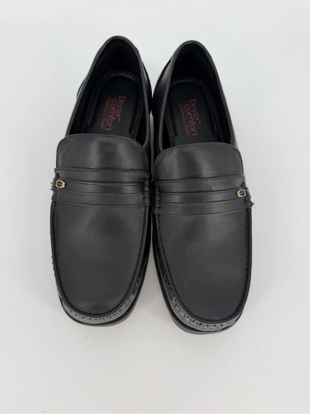 Dexter Comfort Faxon Slip-On Loafers Black Wide Men's - Size 10W